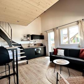 Studio Spiezwiler, with balcony and parking