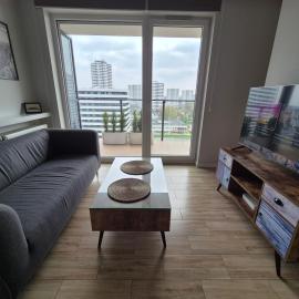 APARTAMENT WŚRÓD 1000cy ŚWIATEŁ - prywatny parking - duży balkon - piekny widok nocą na panoramę Tysiaclecia, hotel in Katowice