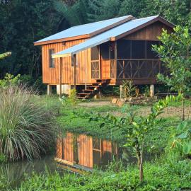 Hibiscus Cabin with AC at Freshwater Creek Cabanas, hotel in Hopkins