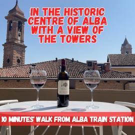 In the Historic Centre, with a View of the Towers