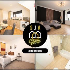 Queen Street Stay - SJA Stays - Modern 2 Bed Apartment