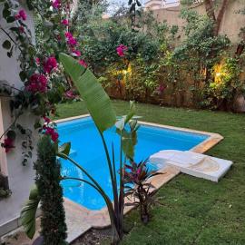 Luxury 4BR New Cairo Villa with Pool & Stylish Living - FAMILY ONLY