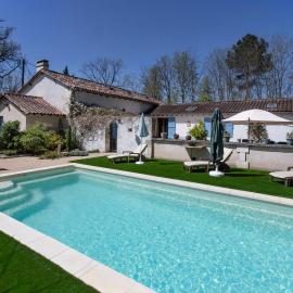 La Petite Maison d'Allemans - Piscine, Grand Jardin