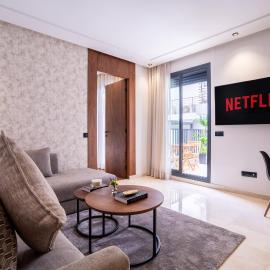 Design 1BR Living Home M5 Stadium Balcony & Private Parking