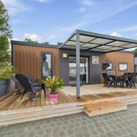Joli chalet pour 6, résidence avec piscine