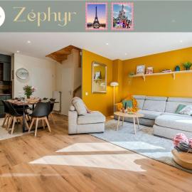 Zephyr by Kleidos- Disney 15min! 3 chambres, 2 terrasses, 2 parkings, 2 salles de bain