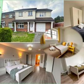 Spacious 4 Bed House with parking in Wolverhampton, hotel a Fallings Park