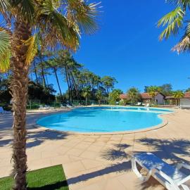 Maison confortable 6 pers, terrasse, résidence avec piscine et parking proche mer - FR-1-239-1118, hotel a Ondres