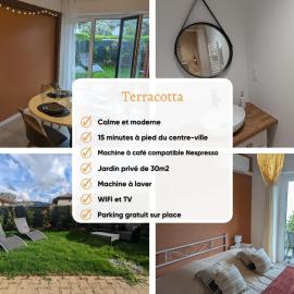 Élégant et calme avec clim et jardin privé - Appartement Terracotta