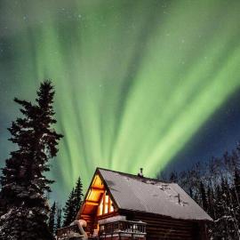 Moose Mountain Cabin- Cozy retreat with aurora views, Hotel in Fairbanks