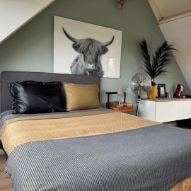 Loft met veel zonlicht，布羅伊克倫的飯店