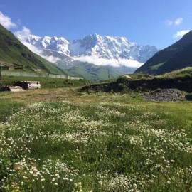 Ushguli में, होटल Mountain house