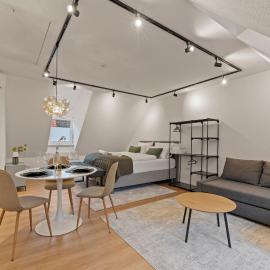 1-3 Personen - Fahrradgarage - Zentrum - Küche - WLAN - Klima, hotel din Sankt Martin