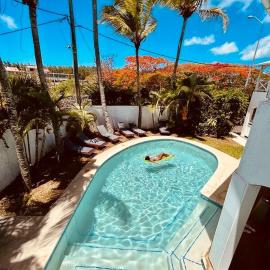 Mont Choisy Lodge 7 Rooms, Large Pool, 2 Min Walk to Beach