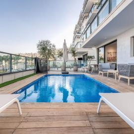 חופש יהונתן-סוויטת גן עם בריכה פרטית 2 Hofesh Yehonatan Michelangelo garden pool