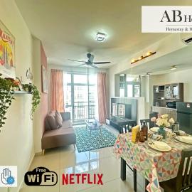 ABHOME "HOLIDAY SUITE" #Midas Seri Alam #High Floor #Mall #JB