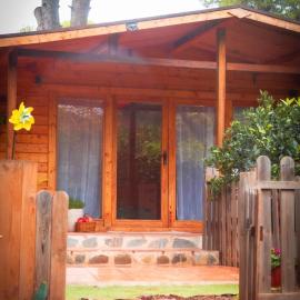 Cabaña madera en bosque 100 ECO, hotel in Petrés