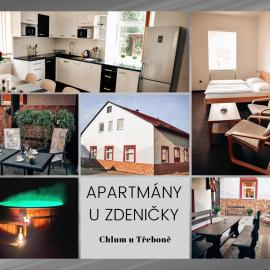 Apartmány u Zdeničky, hotel a Chlum u Třeboně