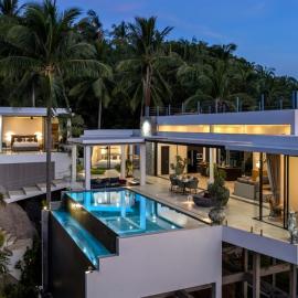 Villa Bond Seaview Villa, hotel in Chaweng Noi Beach
