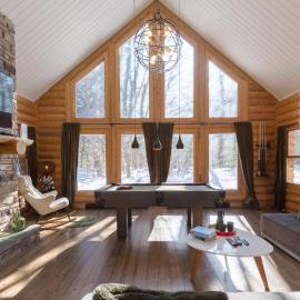 Relaxing Sauna and Hot Tub, Near Ski Slopes,Trails, Hotel in Mille-Isles