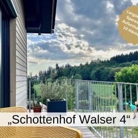 Ferienwohnung Schottenhof Walser 4 - Alleinlage im Grünen mit Panoramablick, hotel ad Achberg