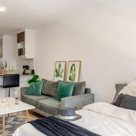 Andes City - Apartamento céntrico - Rooftop y Gimnasio gratuito compartido - Jacuzzi con costo extra - a minutos caminando de la Ciudad Vieja - Acepta mascotas