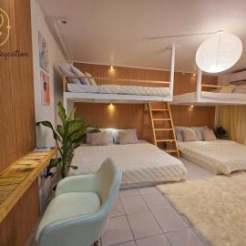 Santa Rosa에 위치한 호텔 El Nissi Staycation, THE BARIQUIT SUITE, Enchanted Kingdom