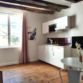 Large new studio, charming and quiet, historical center, хотел в Шинон