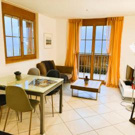 Ferienwohnung Pfrundmatte mit Panoramablick