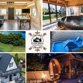 Kaszubska Kryjówka - Komfortowy 8 osobowy Domek w sercu Kaszub - Jacuzzi, Sauna, Rowerek Wodny, Jezioro, Las, Salon Gier!