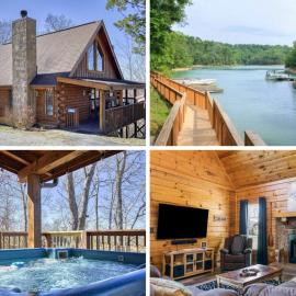 Serenity, A Rustic Log Cabin Retreat, hotel Sevierville-ben