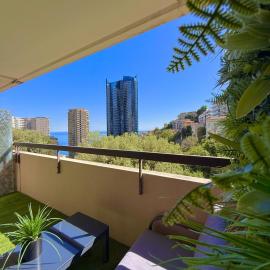 Studio de LUXE Portes de Monaco - Vue MER - Piscine - Wifi – hotel w Monte Carlo