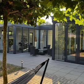 Modern bungalow with cinema