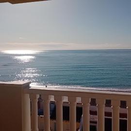vistas panoranicas al mar desde su terraza