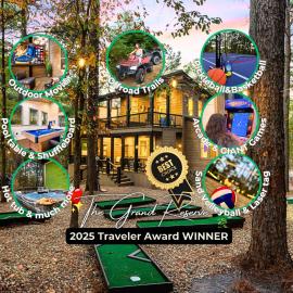 Broken Bow में, होटल LUX,Hot Tub,ATV,Hiking,Pickleball,Firepit,Arcade