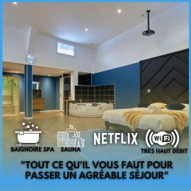 NG Prestige - Nain I Suite Spa Privatif Premium I Jacuzzi - Sauna - Netflix - Projecteur, хотел в Рубе