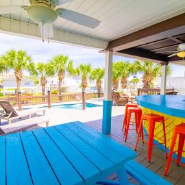 Decked Out Waterfront House w Pool and Tiki Hut