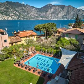 Hotel Luna Rossa, hotell Malcesines
