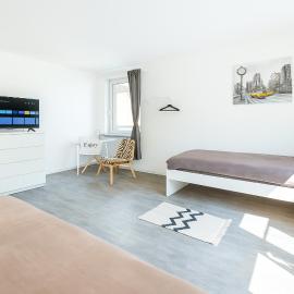 VAZ Apartments Haus Langerfeld für Monteure, TV, WLAN, Küche, nahe 3M und EDE