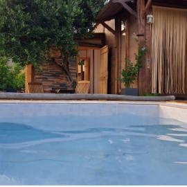 Wooden House at the Mountain-private