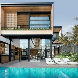Seis E Villa 4 Bedroom In Canggu, hotel v destinácii Badung