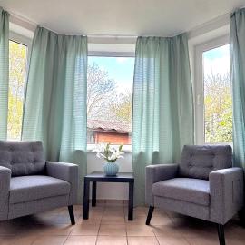Bensersiel Ferienwohnung Kapitän mit Terrasse und Garten