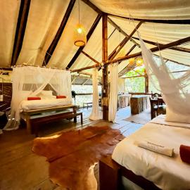 Ecocabaña Pocahontas en rio Santo Domingo, Melcocho, hotel in Cocorná