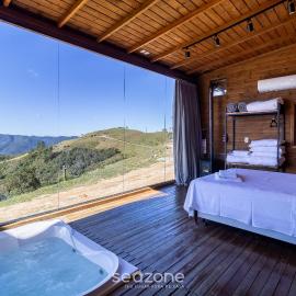 Cabana com vista panorâmica e jacuzzi VST022