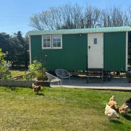 Toms Hut and Robins Rest Shepherd Huts near Wadebridge, hotel a Wadebridge