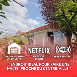 Proche Centre, Gare, Parc, Parking by Maison Bonhage, hotel in Chaumont
