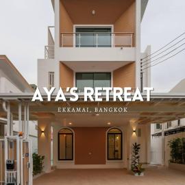 Ayas Retreat - Muji Ekkamai Pool Villa with 4 bedrooms, hotel en Khlong Toei