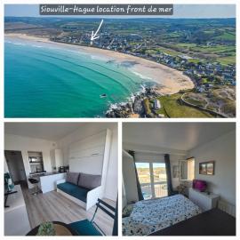 Studio Siouville-Hague à côté école de surf, hotel a Diélette