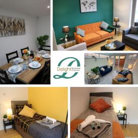 Stylish townhouse-Sleeps 9-Free parking