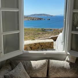 Blue and white Mykonos